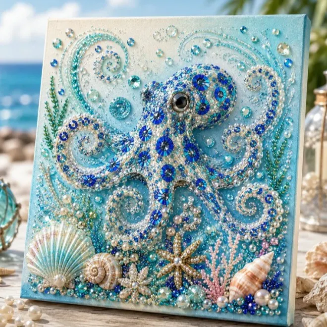 🔥LAST DAY 50% OFF - 🌊Ocean Pearl Painting Kit🐳🦀 