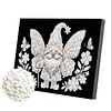 uk.everydayedeals DIY Pearl Painting With Frame - Handmade Self-Adhesive Pearls - Goblin(20*30cm)