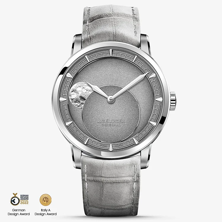 AGELOCER  Major Breakthrough 29.51-Days MoonPhase Original Astronomer Men's Mechanical Watch 