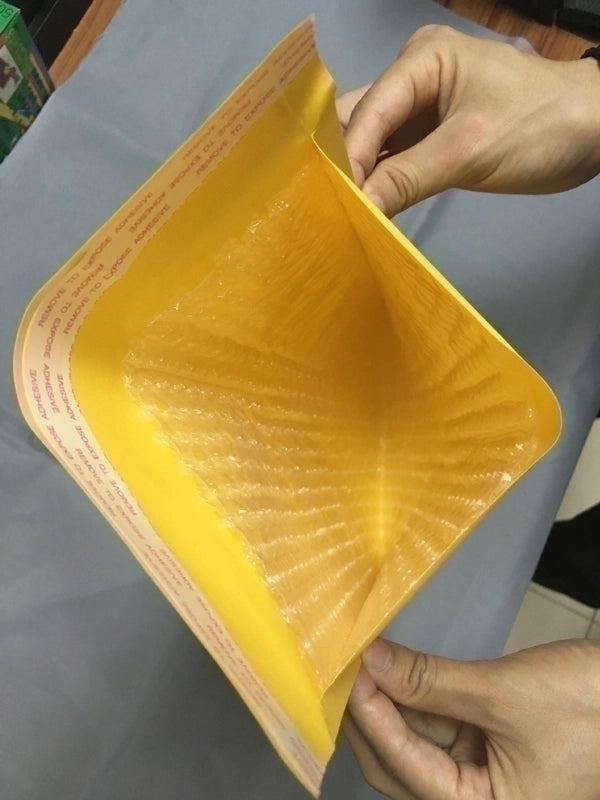 Yellow Kraft Paper Bubble Clothing Packaging Bag Thickened Envelope Bag