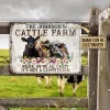 Personalized Names：Cattle Relax - Vintage Metal Tin Signs/Wooden Signs