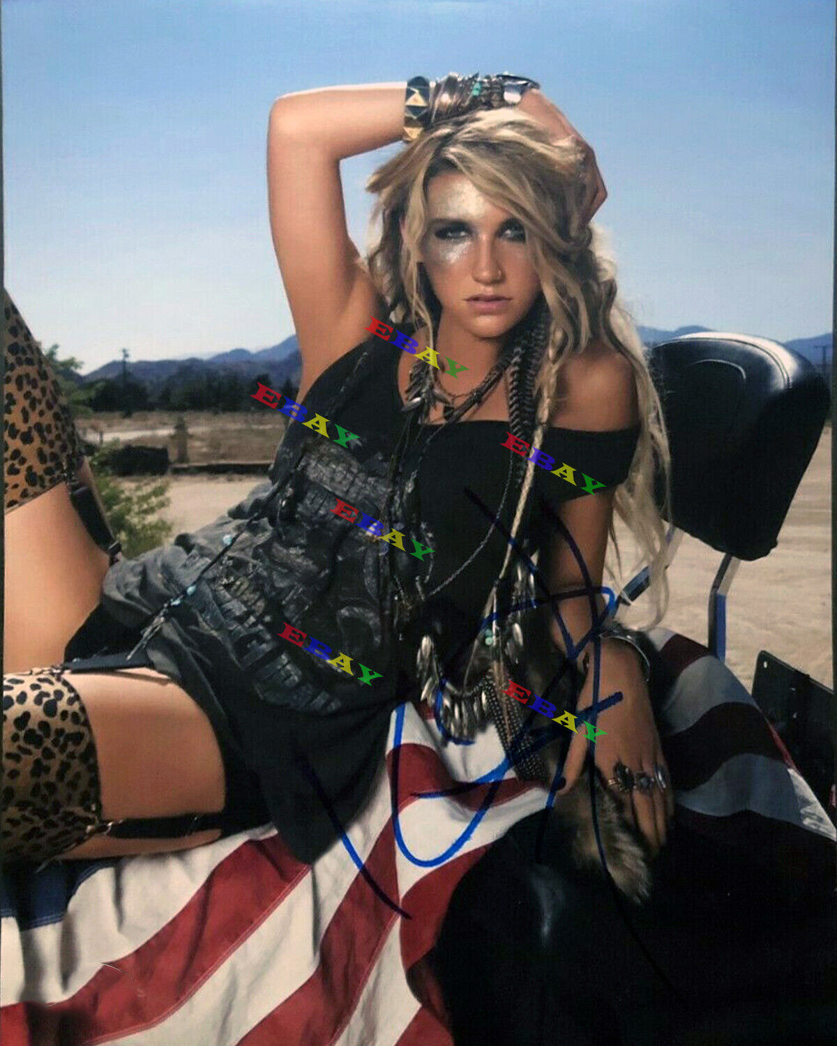 Kesha Pop Rap 8x10 Autographed Signed Photo Poster painting Reprint