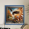 Eagle Out Of Frame - 14CT Stamped Cross Stitch - 40*40cm - Animal