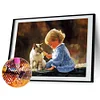>SALE<5D DIY Diamond Painting Happy Childhood Hour Cross Stitch Embroidery Mosaic