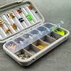 Waterproof Fly Fishing Box Fly Lure Tackle Box Storage Case for Vest Fly Fishing