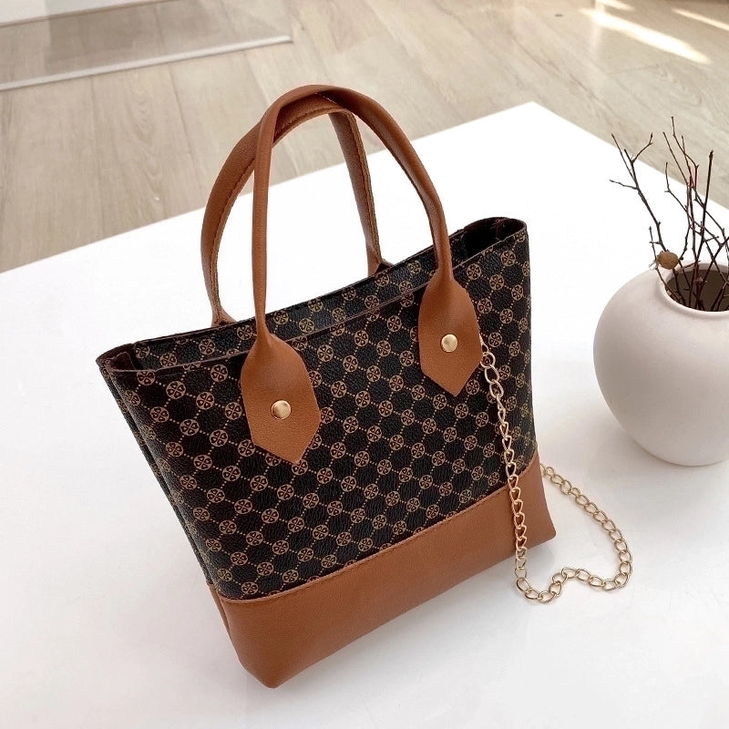 Women’s Pu Leather Vintage Style Handbag