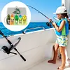 5Pcs Frog Soft Fishing Baits with Double Hooks for Saltwater Freshwater (3cm)
