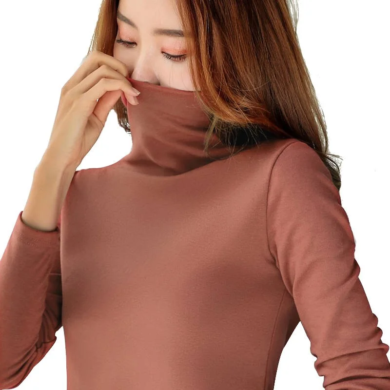 Sweater Women Turtleneck Sweater Women Long Sleeves Women Sweater Pullover Sweater Sexy Elastic Bodycon Pull Femme Sweaters