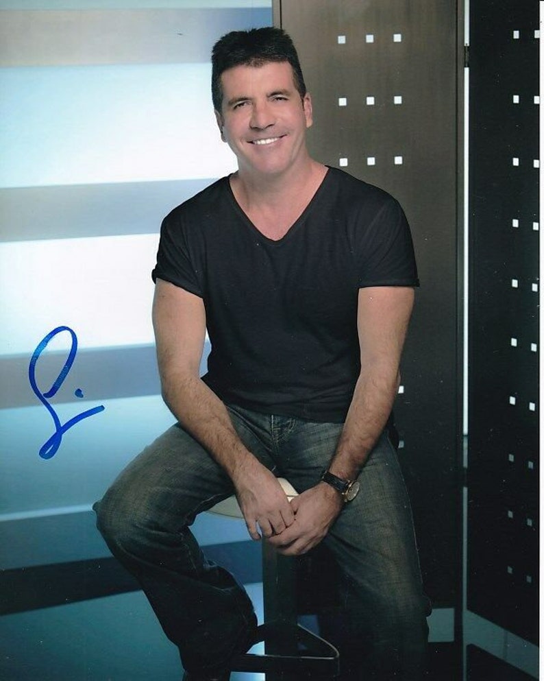 Simon cowell signed autographed american idol Photo Poster painting