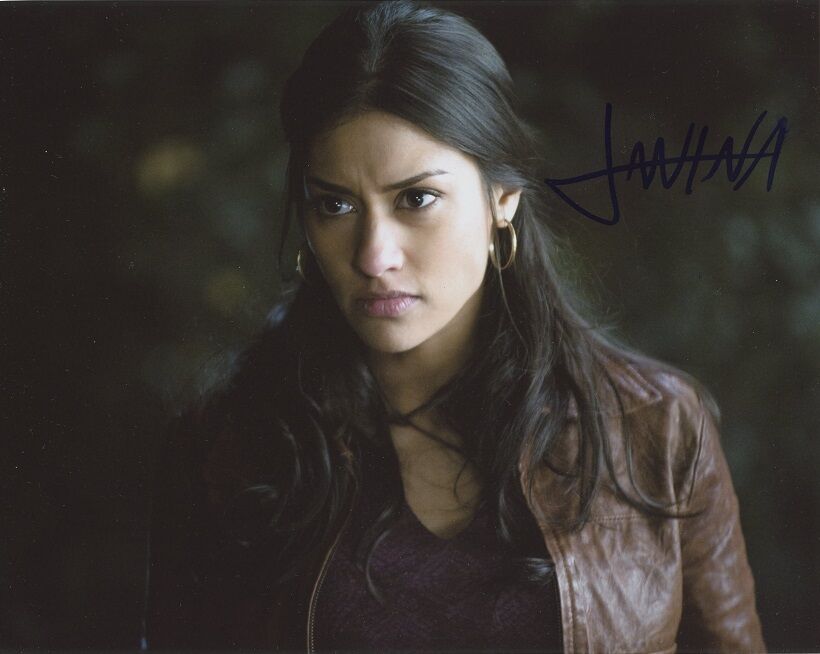 JANINA GAVANKAR In-person Signed Photo Poster painting - True Blood / The L Word