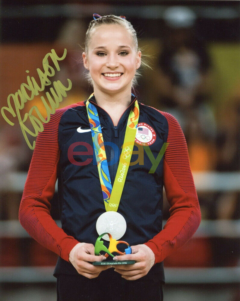 MADISON KOCIAN Auttographed Signed 'USA GYMNASTICS 2016 RIO' 8x10 Photo Poster painting reprint