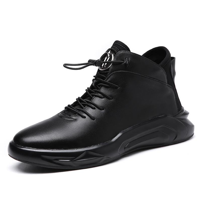 Italian handmade waterproof cowhide air cushion shoes