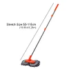 Car Washer Mop Double Brush Head Stretching Handle Car Wash Brush Telescopic Mop