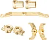 AMK 1/18 RC Brass Front Axle Part 4-in-1 TRX-4M Counterweight Set