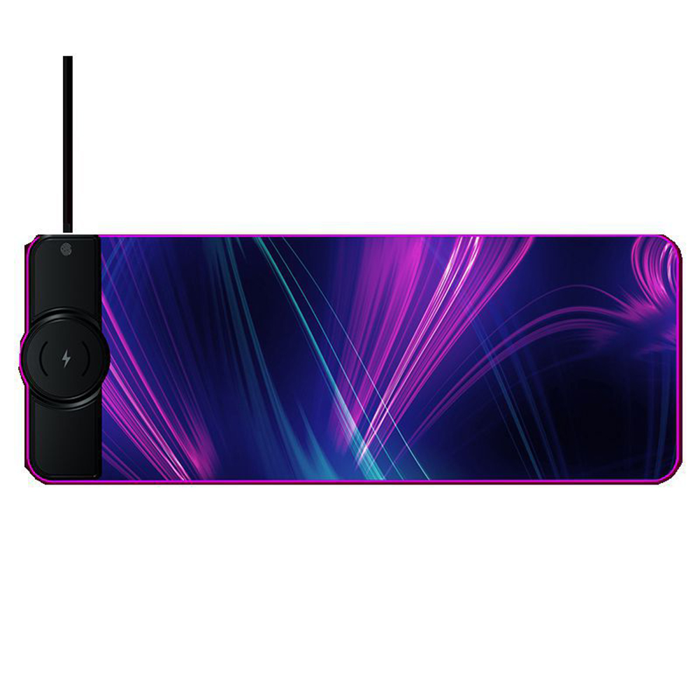 

USB 10W RGB Game Mouse Pad Mobile Phone Wireless Charging Qi Keyboard Mat, 501 Original