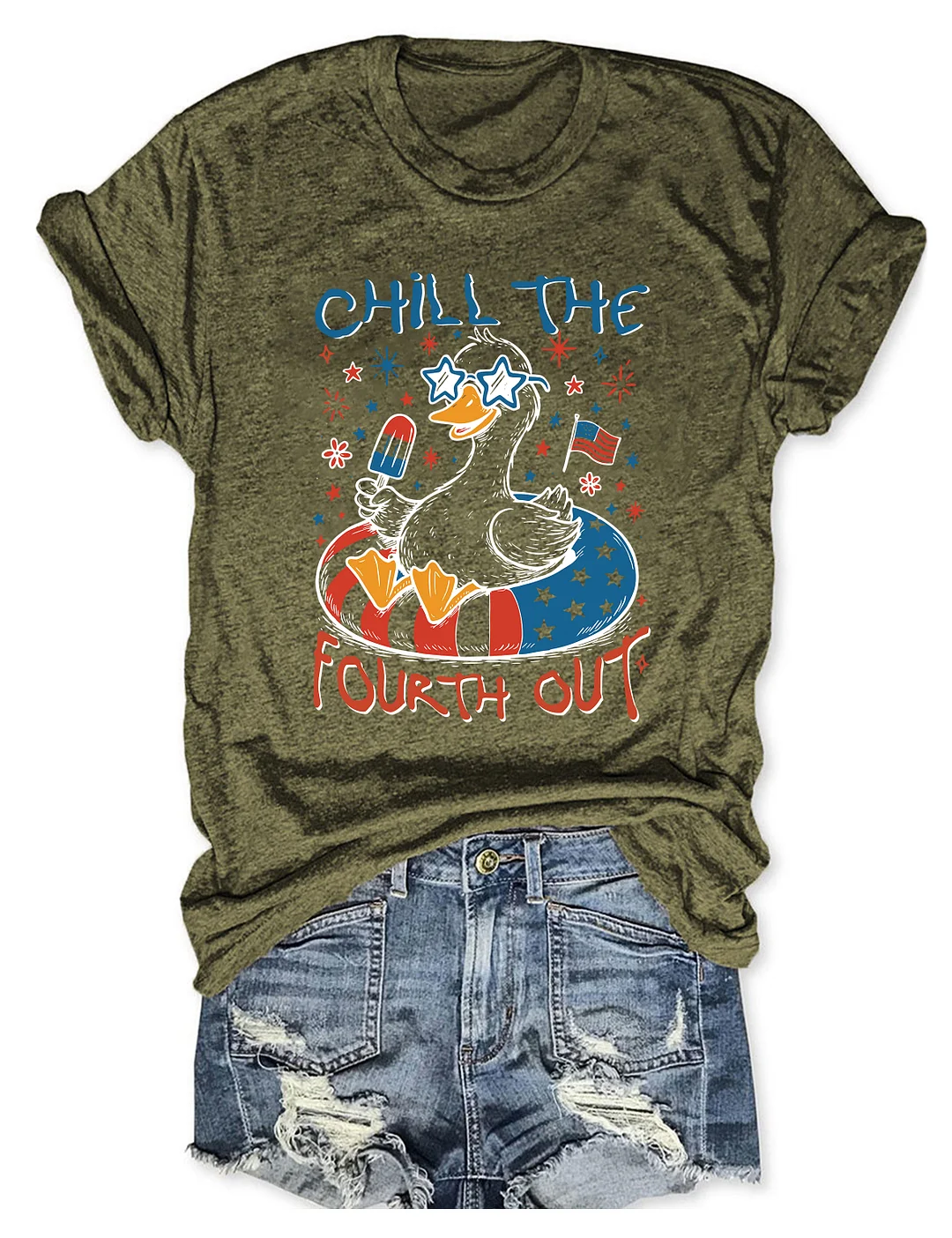 Chill The Fourth Out T-shirt