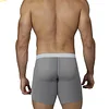 Sexy Transparent Seamless Breathable Quick-Drying Long Boxer Briefs