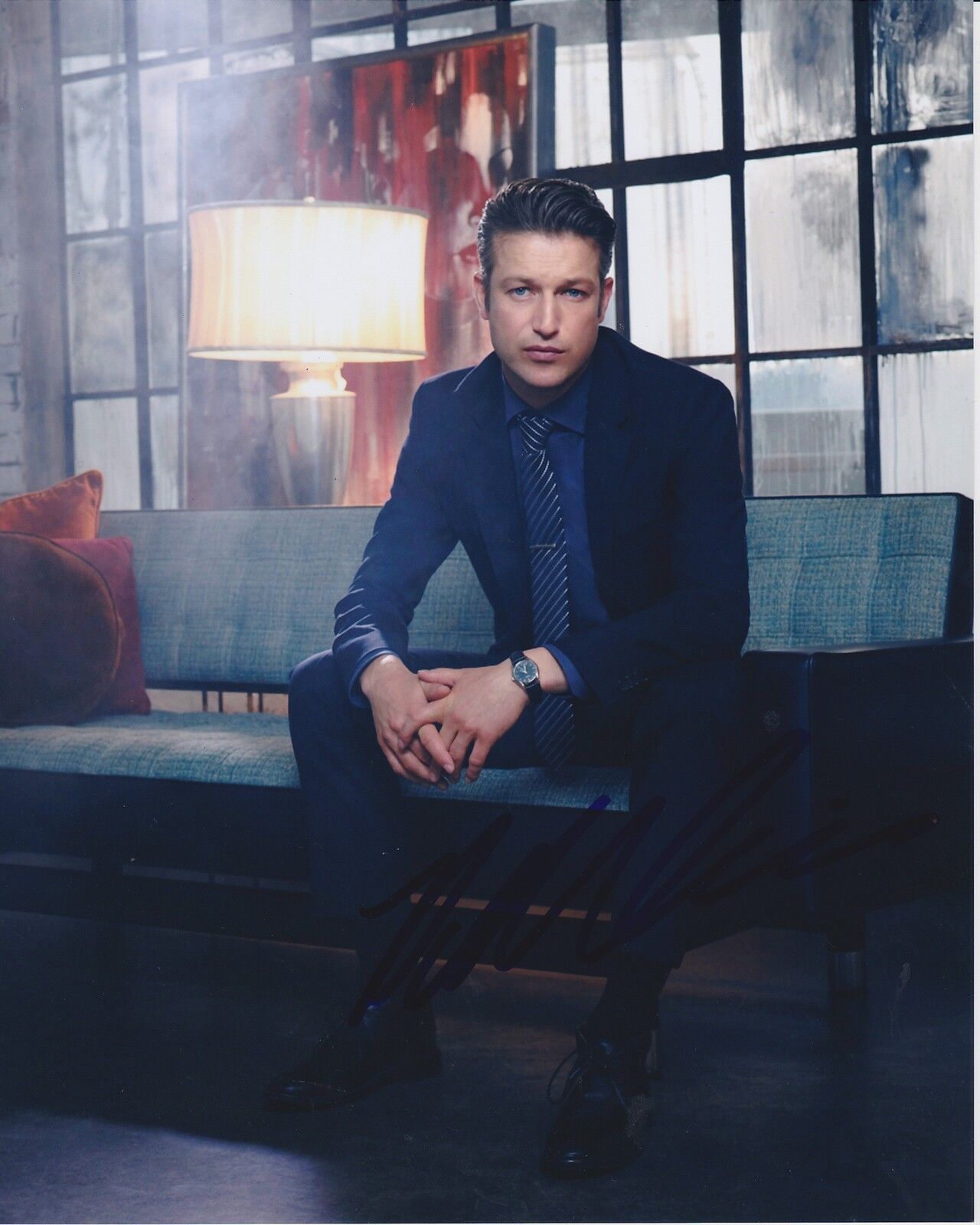 PETER SCANAVINO signed autographed LAW & ORDER: SVU SONNY CARISI Photo Poster painting