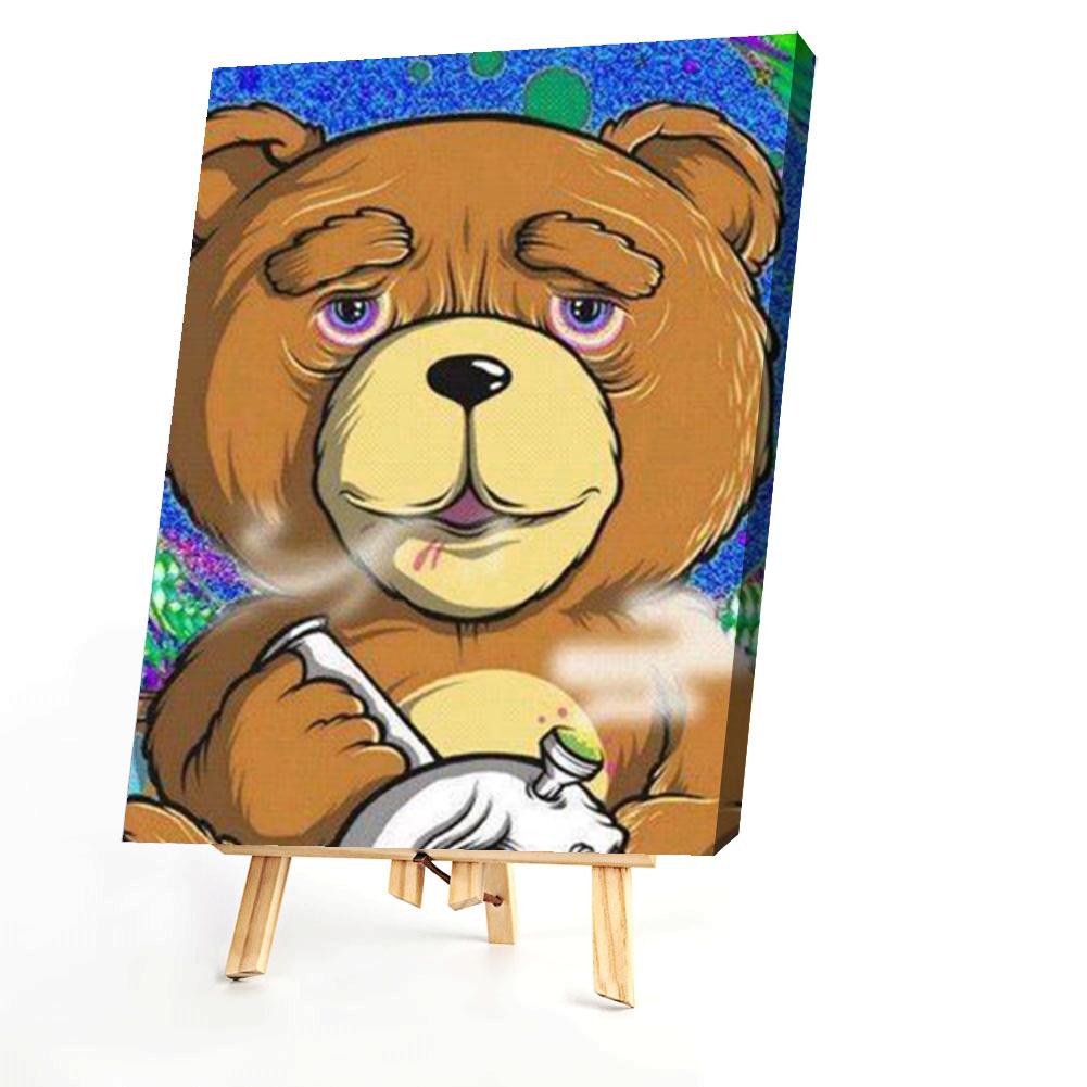 Cartoon Bear - Painting By Numbers - 40*50CM gbfke