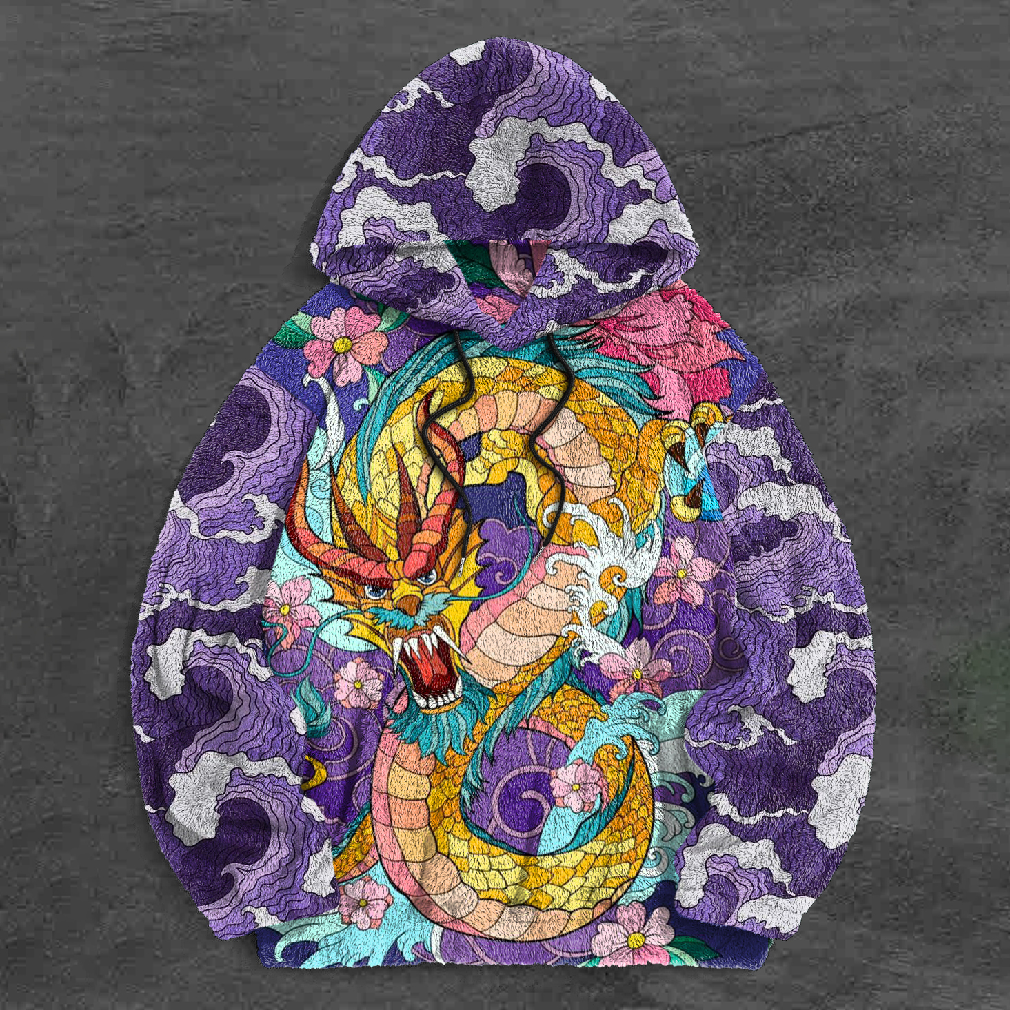 Retro Casual Fashion Print Tide Brand Hoodie