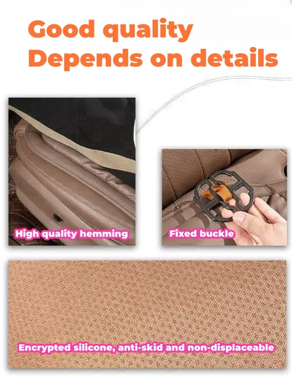 Skin-friendly Anti-fouling Leather Cushion Anti-slip Seat Cushion