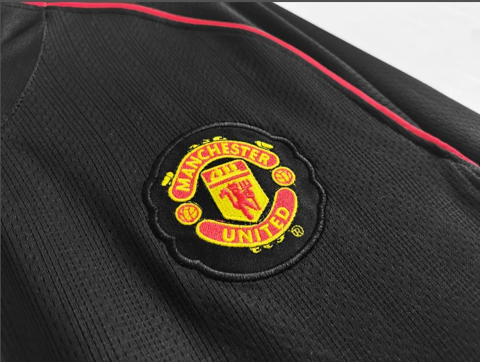 Retro 07/08 Manchester United Away Long Sleeve Football T-Shirt Thai Quality