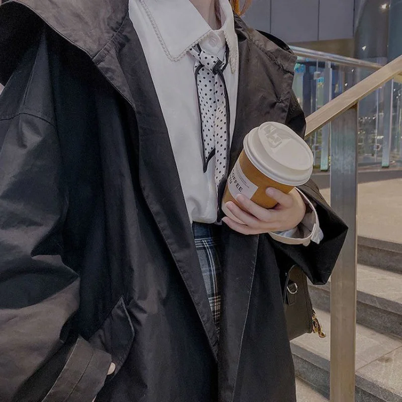 Toloer Toloer Trench Coat Coat Female 2024 New Autumn Temperament Casual Loose Show Thin Versatile Bf Harajuku Trend Ins-Outfit Ideas