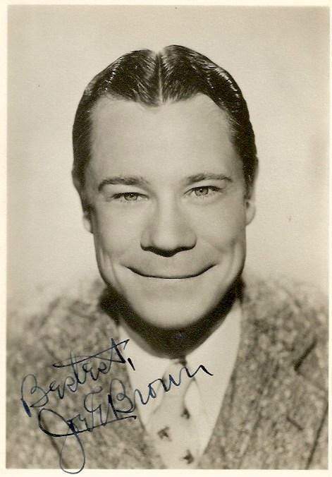 Joe E. Brown (+) AMERICAN ACTOR COMEDIAN autograph, signed vintage Photo Poster painting