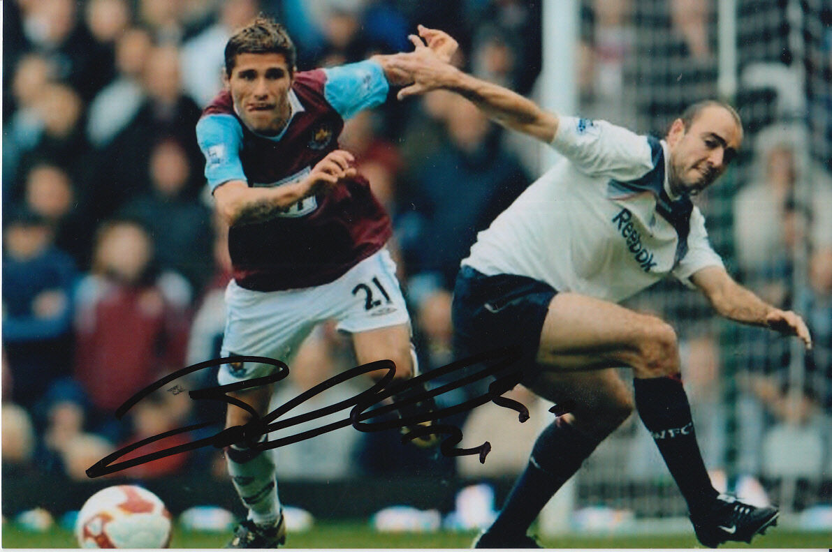 WEST HAM UNITED HAND SIGNED VALON BEHRAMI 6X4 Photo Poster painting 1.