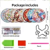 8Pcs DIY Bird Diamond Painting Wooden Coasters