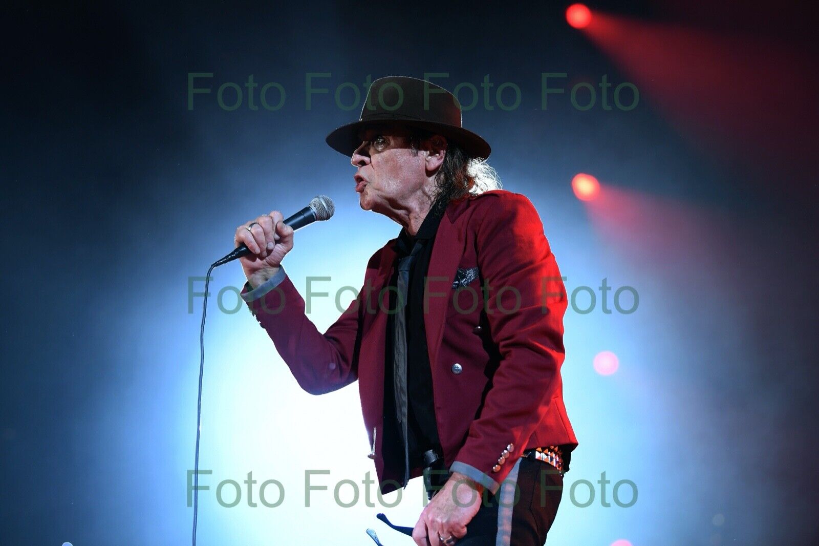 Udo Lindenberg Rock Musik Maler Foto 20 x 30 cm ohne Autogramm (Be-51