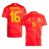 RODRIGO #16 Spain Home Soccer Jersey EURO 2024