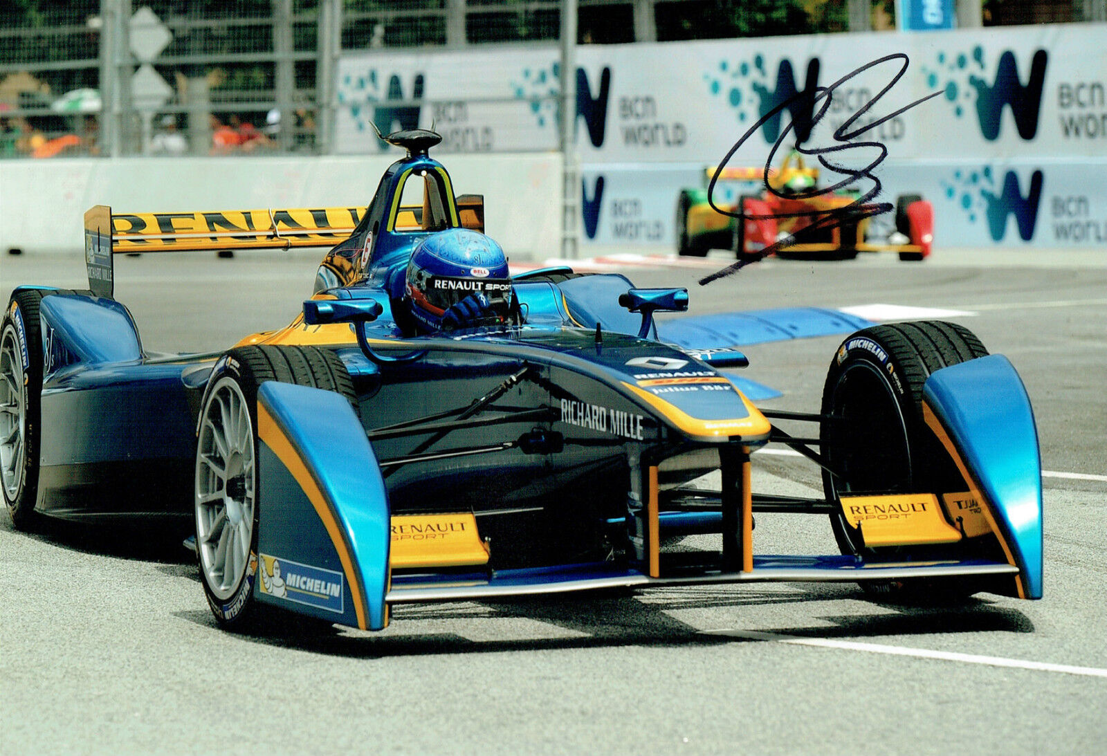 Nicolas PROST Signed Autograph 12x8 Photo Poster painting COA AFTAL Racing Driver Formula E