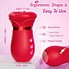 LIPS|4 in 1 Kiss Tongue Licking Multi Stimulations Mouth Vibrator Toy