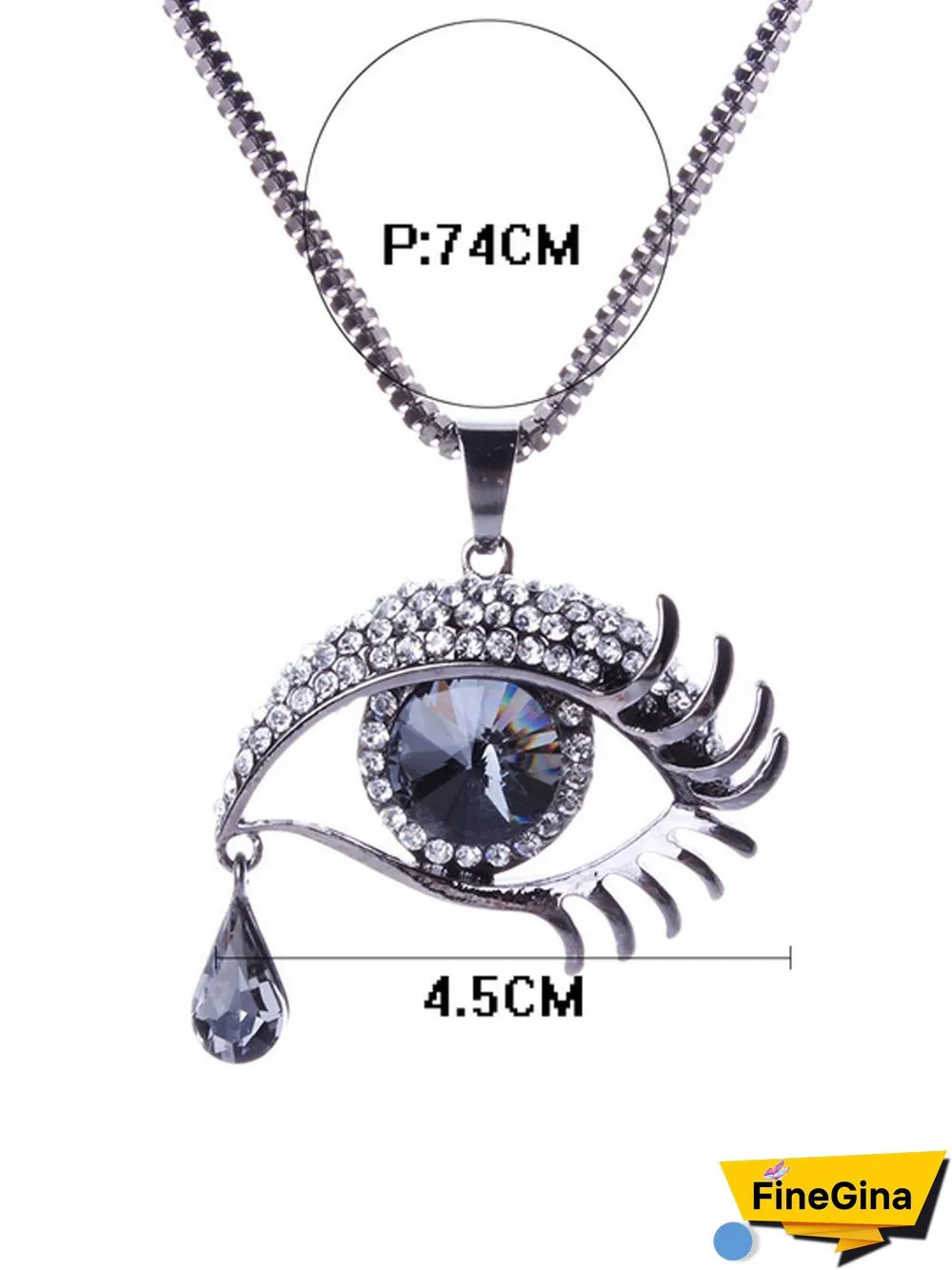Angel Tear Long Necklace