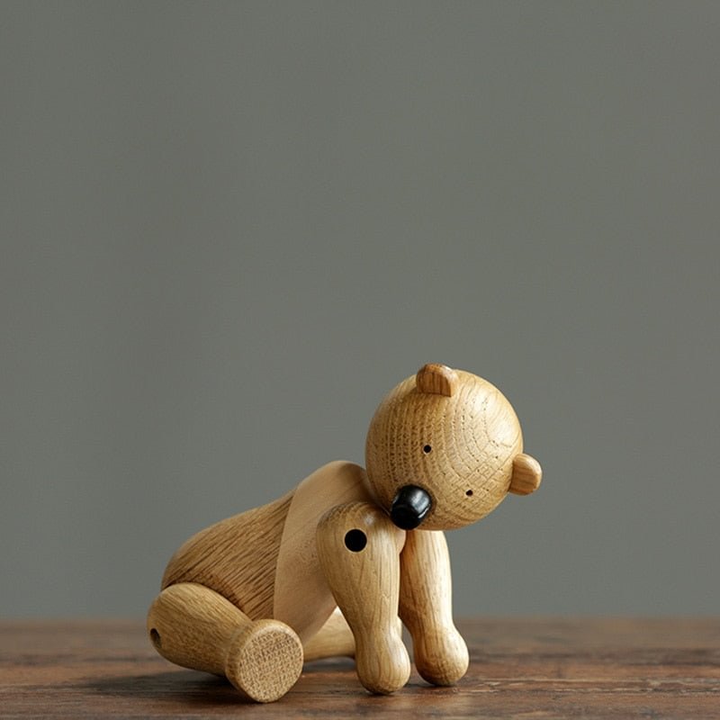 bear ornaments happy birthday crafts wooden bear ornaments with gift box for smart Home