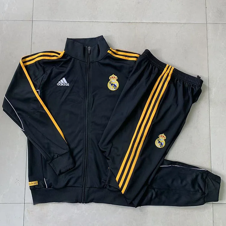 25/26 Real Madrid Black Jacket Training Suit