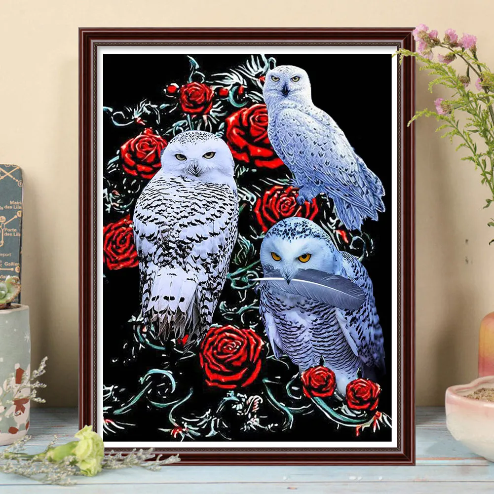 Full Round Diamond Painting 40*50cm - Owl