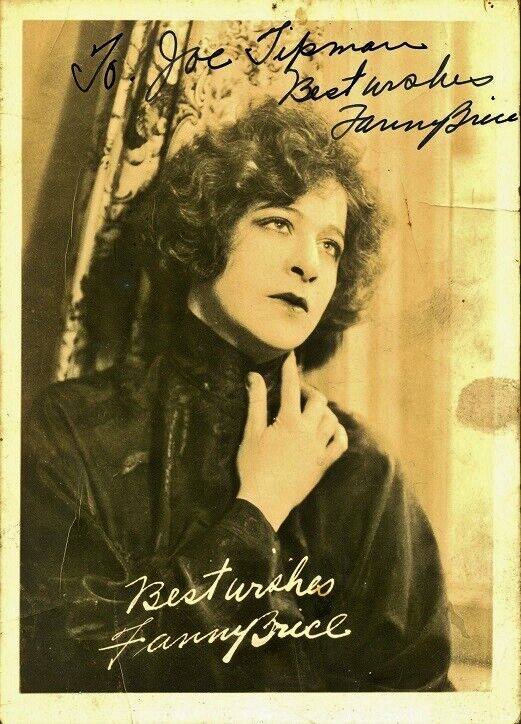 Vintage FANNY BRICE Signed Photo Poster painting