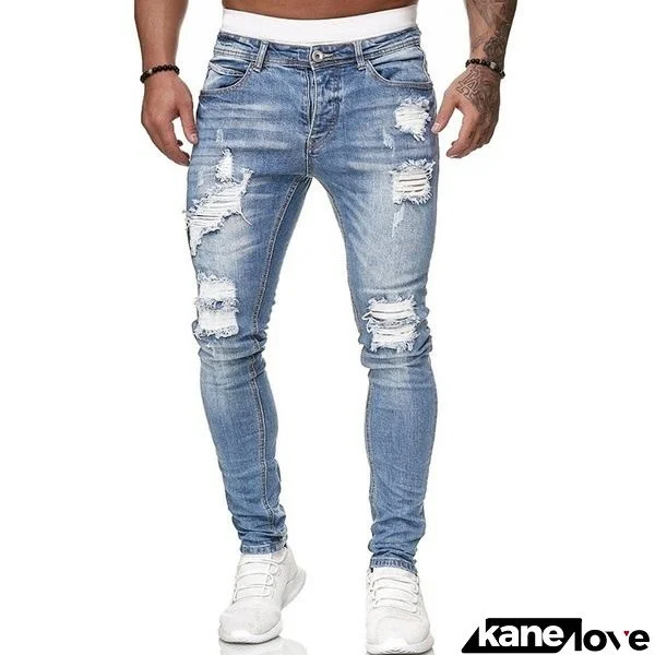 Men Fashion Ripped Jeans