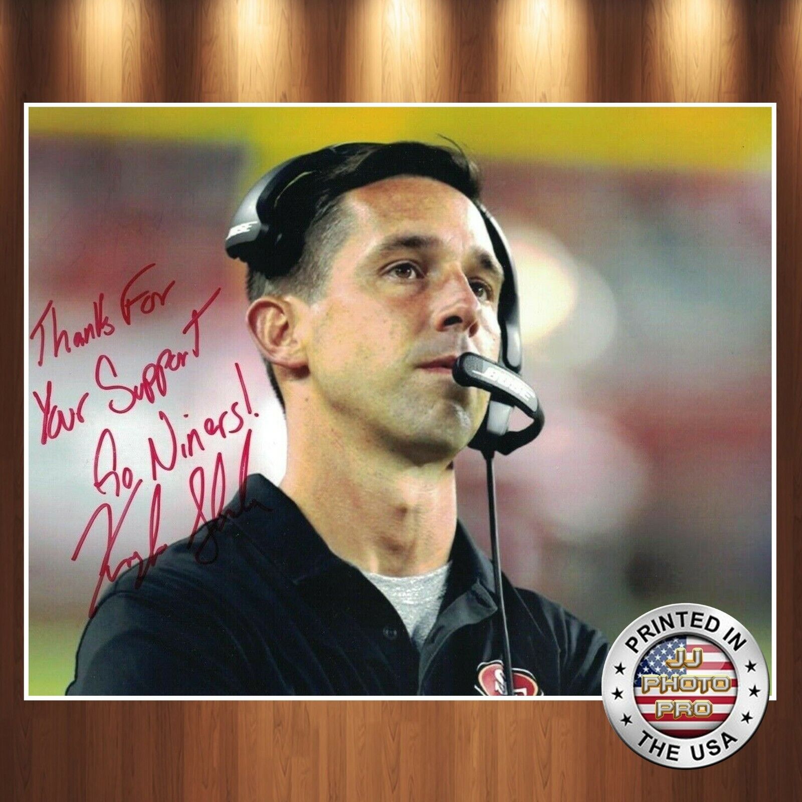 Kyle Shanahan Autographed Signed 8x10 Photo Poster painting (49ers) REPRINT