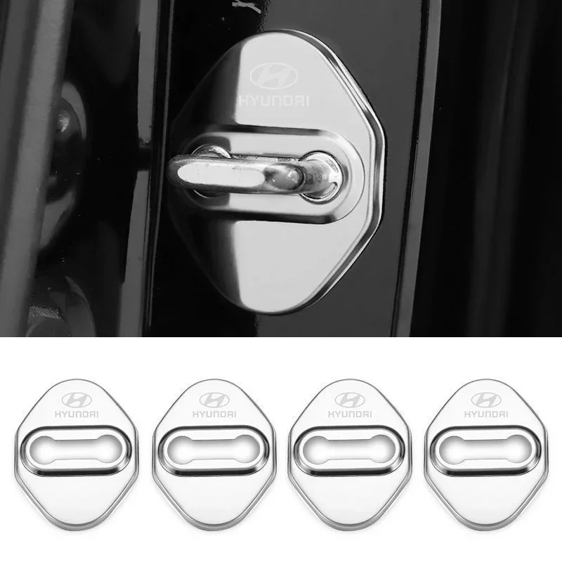 Car door lock alloy protective cover (4 pieces)