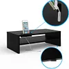2-Tier Monitor Stand Riser with Phone Holder & Cable Management for Home Desktop