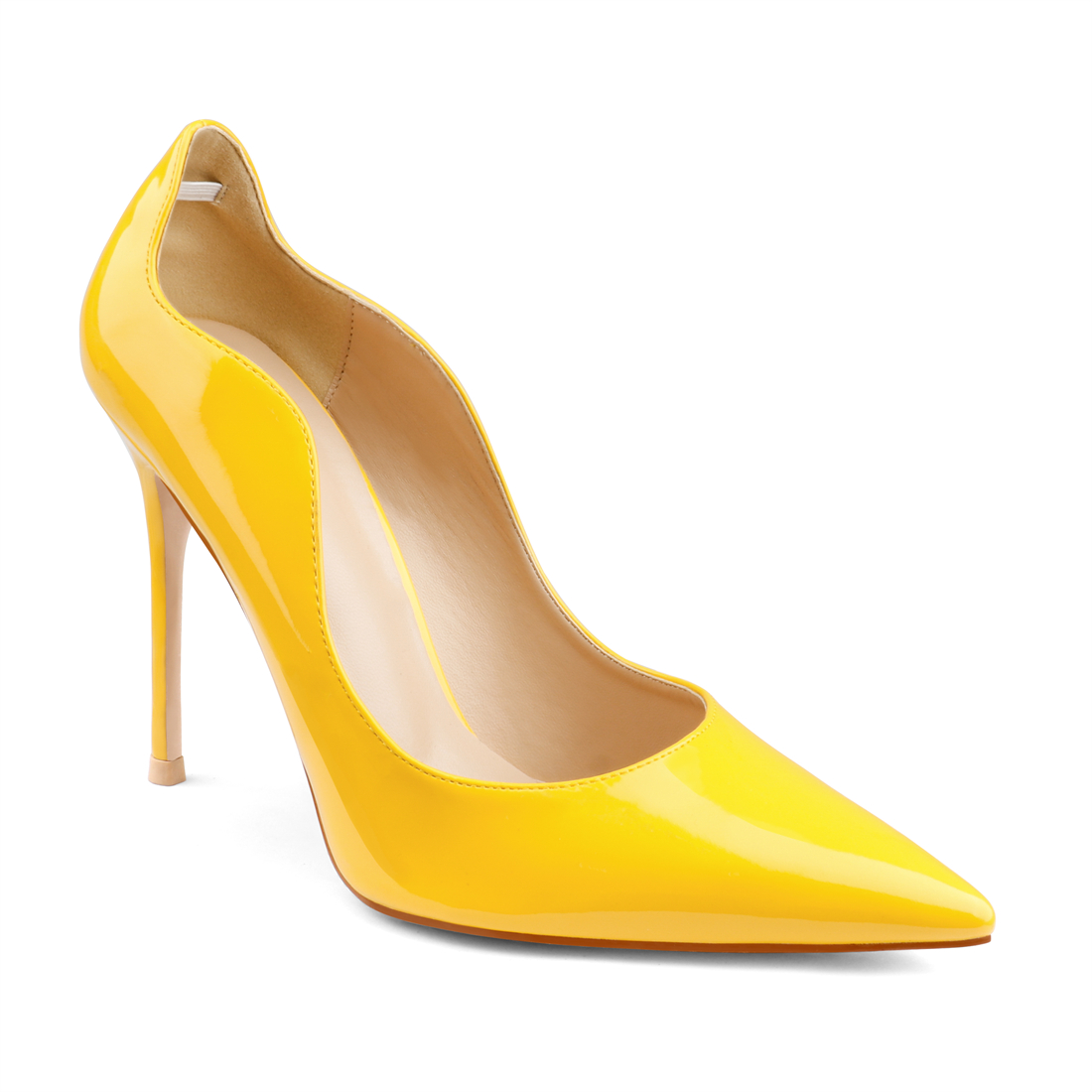 100mm Women's Party Wedding Dress Classic Shoes Fashion Edge Design Heels Stilettos-vocosishoes
