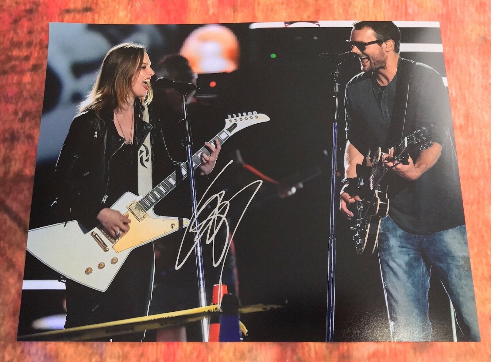 GFA Halestorm Sexy Rock Star * LZZY HALE * Signed 11x14 Photo Poster painting PROOF L6 COA