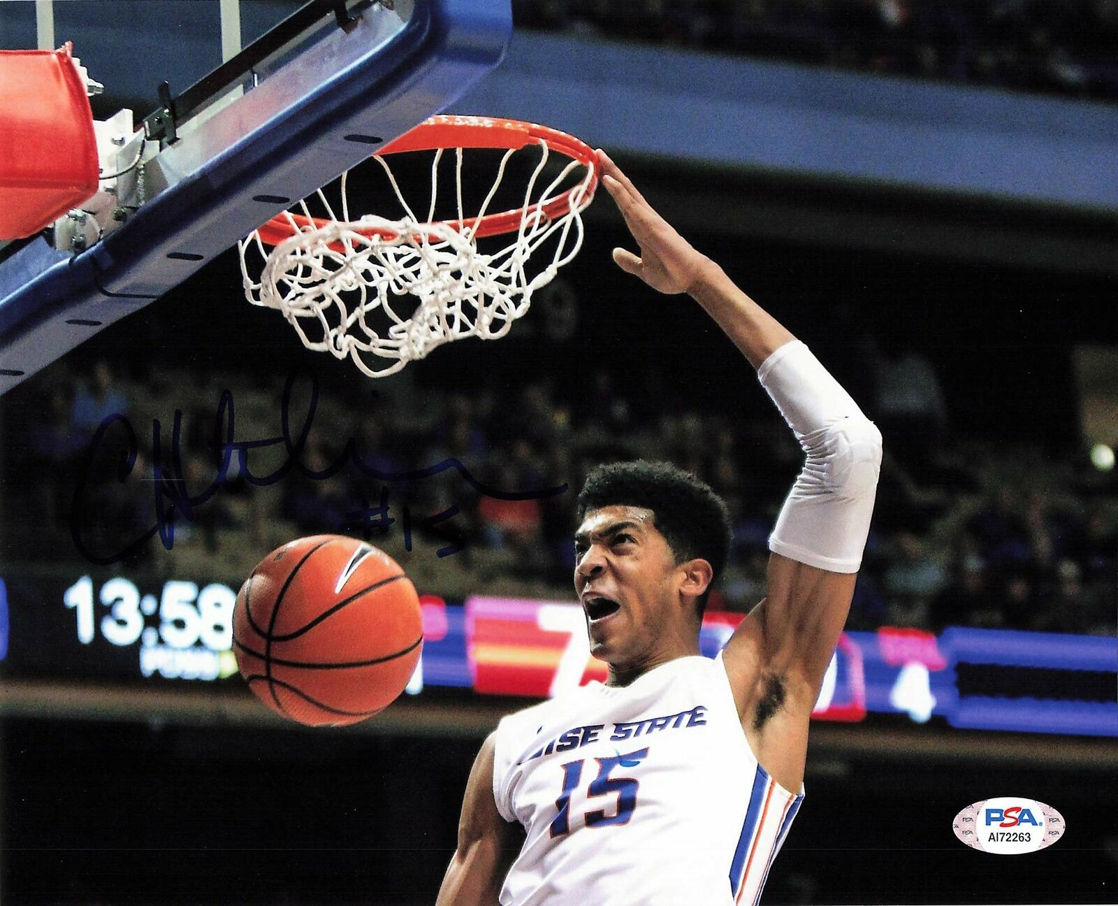 CHANDLER HUTCHISON signed 8x10 Photo Poster painting PSA/DNA Boise State Broncos Autographed