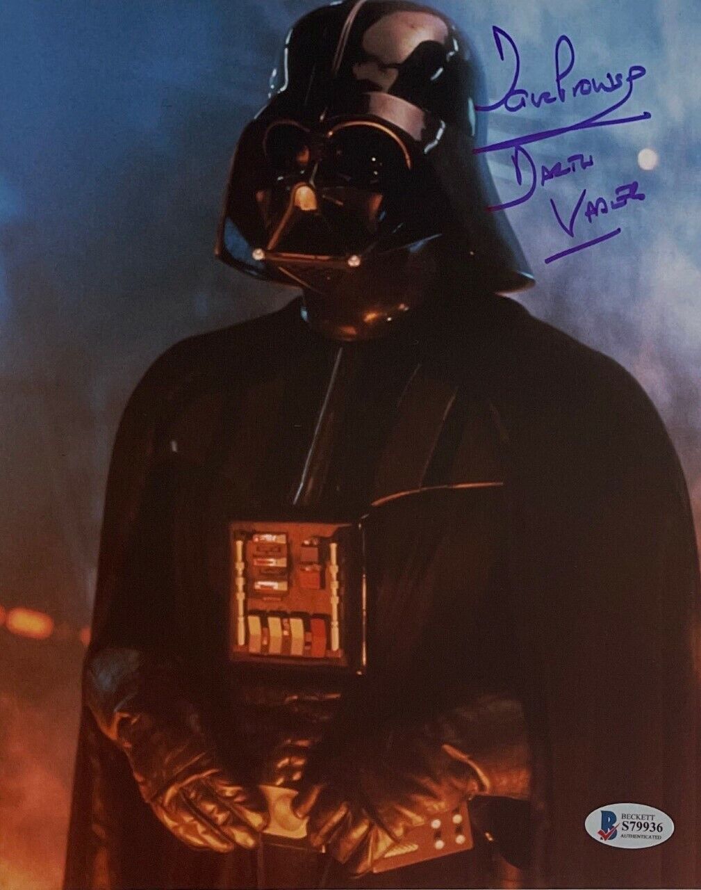 David Prowse Signed Darth Vader