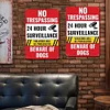 2pcs - Warning - Vintage Metal Signs(8*12Inch)