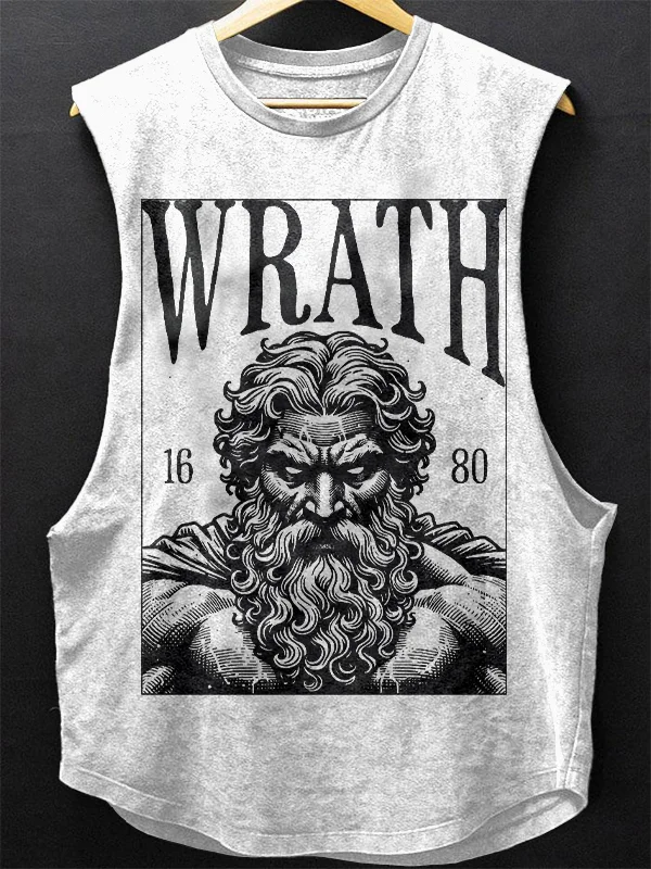 Men's Zeus Wrath 1680 Retro Art Print Cotton Tank Top