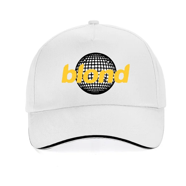 Blond Hip Hop hat Frank Rapper Men baseball Cap summer Women Men Adjustable Snapback hat Outdoor cool visor Dad Hats Casquette